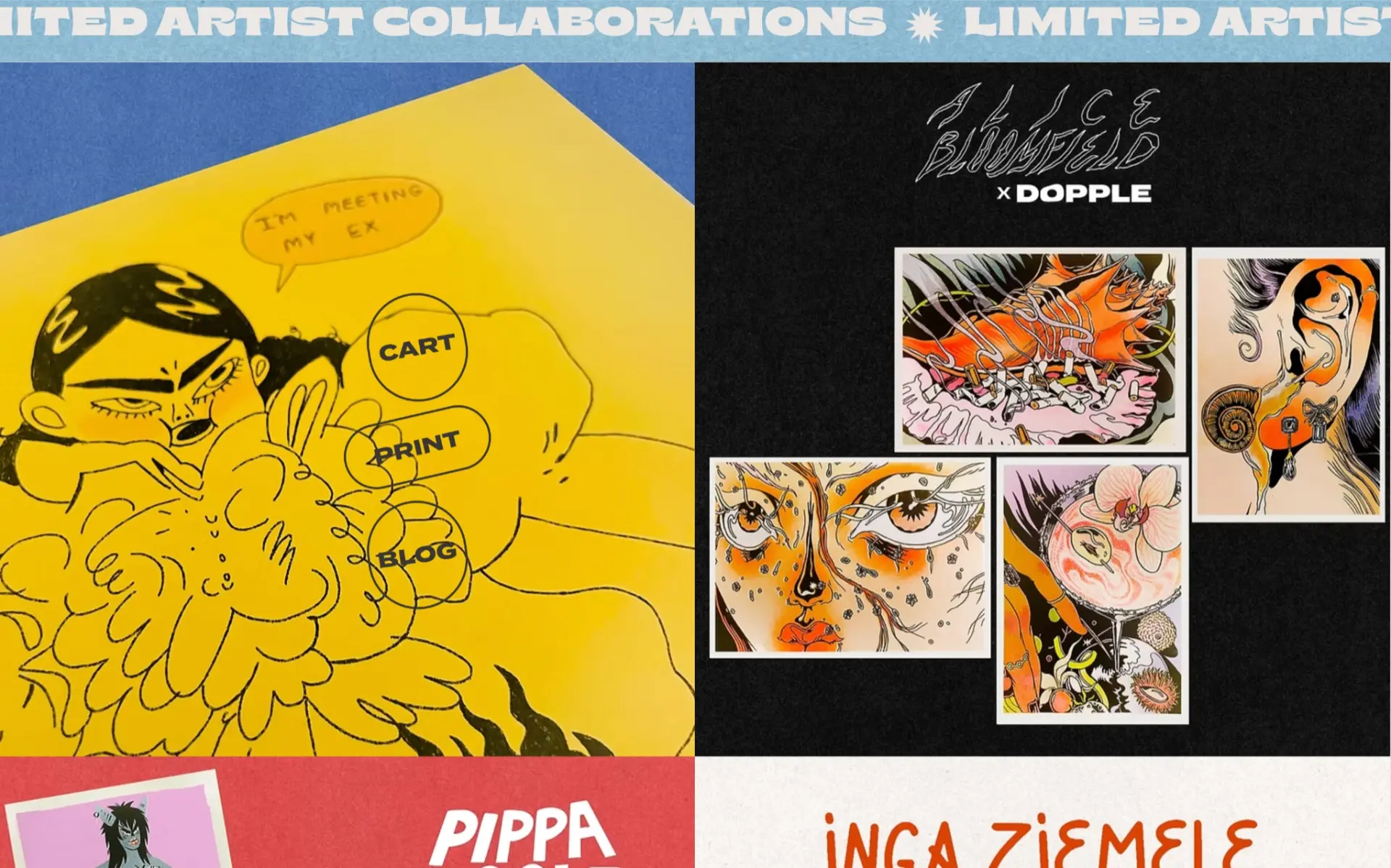 Dopple Press website preview