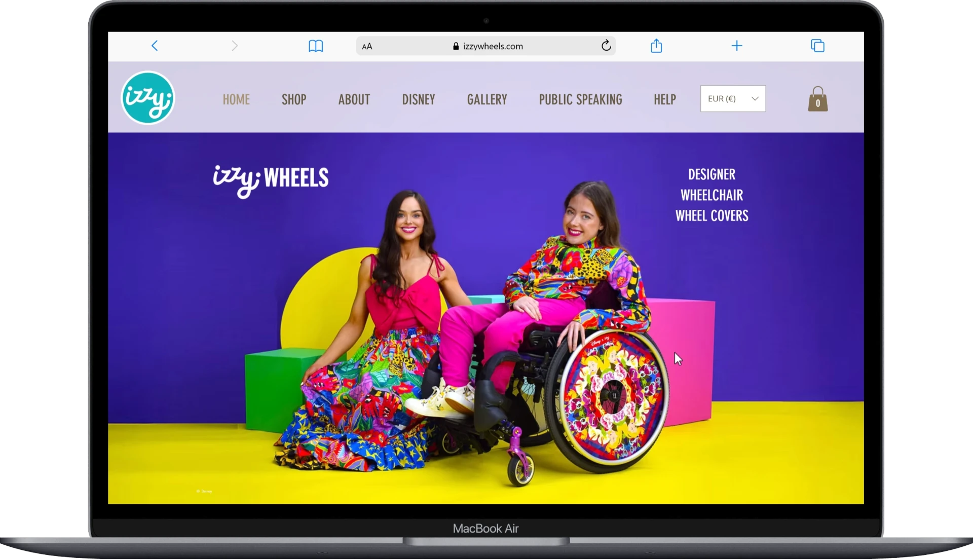 Izzy Wheels website preview